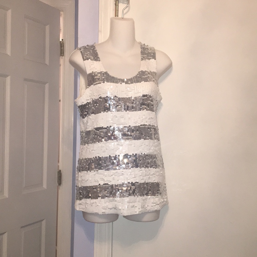 Alice + Olivia Sequin Tank